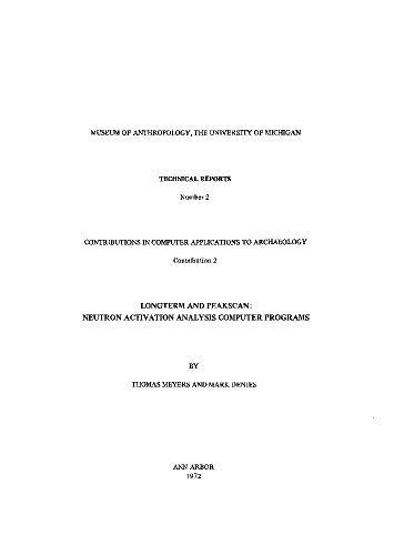 Longterm and Peakscan: Neutron Activation Analysis Computer Programs