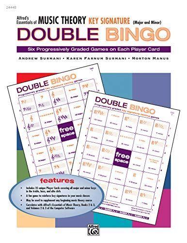 Essentials of Music Theory: Key Signature Double Bingo (Major and Minor)