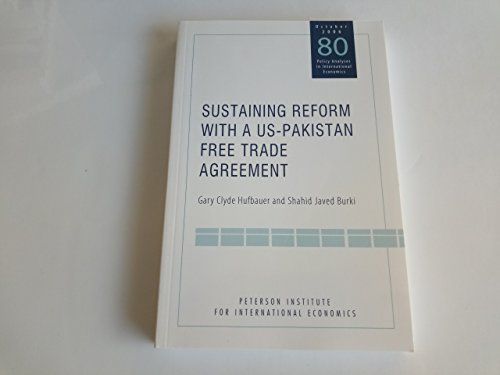 Sustaining Reform with a US-Pakistan Free Trade Agreement