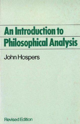 An Introduction to Philosophical Analysis