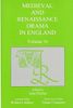 Medieval and Renaissance Drama in England