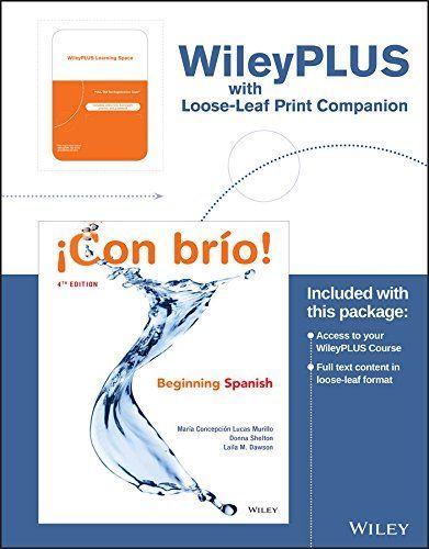 Con brio!, Loose-leaf Print WileyPLUS