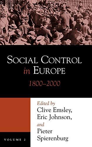 Social Control in Europe: 1800-2000