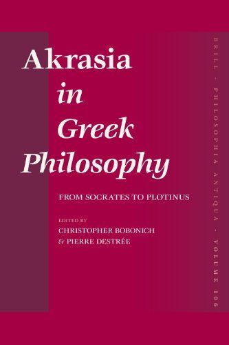 Akrasia in Greek Philosophy