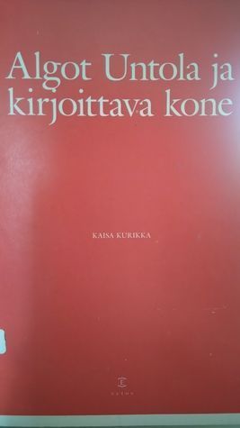 Algot Untola ja kirjoittava kone