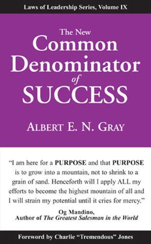 The New Common Denominator of Success
