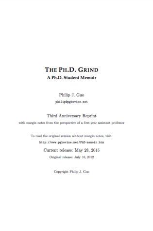 The Ph.D. Grind