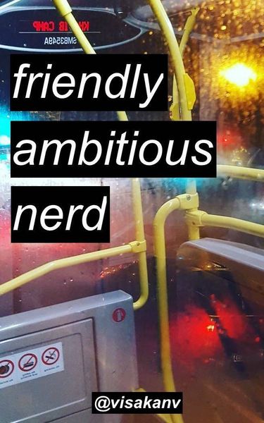 FRIENDLY AMBITIOUS NERD