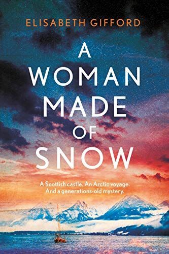 WOMAN MADE OF SNOW.