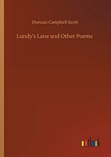 Lundy’s Lane and Other Poems