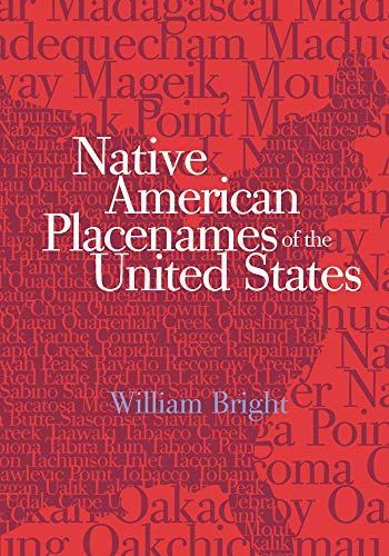 Native American Placenames of the United States