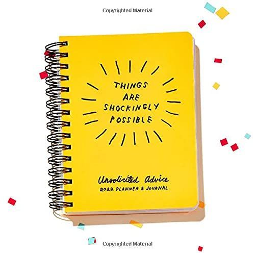 Unsolicited Advice 2022 Planner & Journal