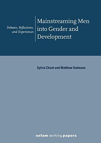Mainstreaming Men Into Gender and Development