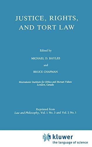 Justice, Rights, and Tort Law