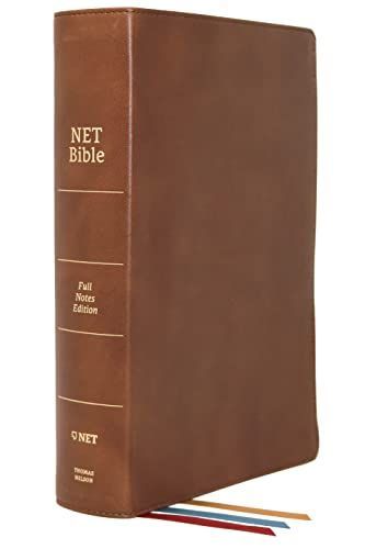 Net Bible, Full-Notes Edition, Genuine Leather, Brown, Comfort Print