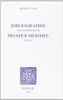 Bibliographie de la critique sur Prosper Mérimée