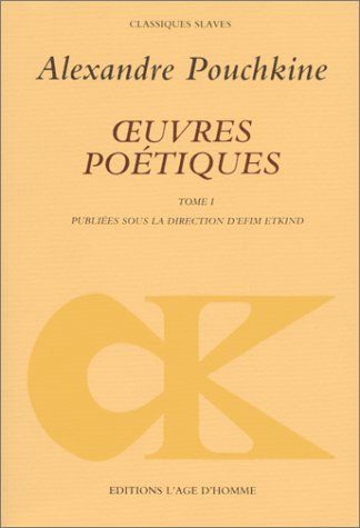 Oeuvres poétiques