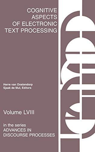 Cognitive Aspects of Electronic Text Processing