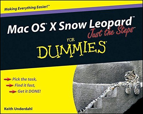 Mac OS X Snow Leopard Just the Steps For Dummies