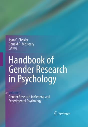 Handbook of Gender Research in Psychology