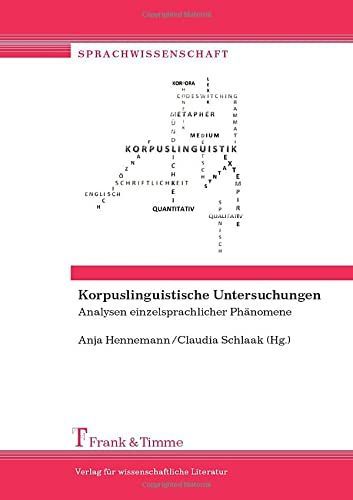 Korpuslinguistische Untersuchungen