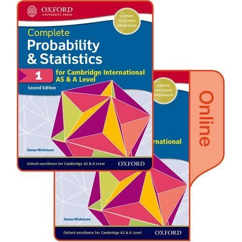 Probability and Statistics 1 for Cambridge International AS and a Level