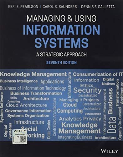 Managing and Using Information Systems