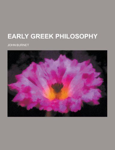 Early Greek Philosophy