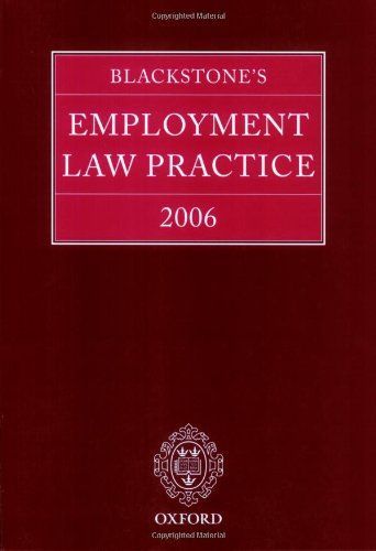 Blackstone's Employment Law Practice 2006