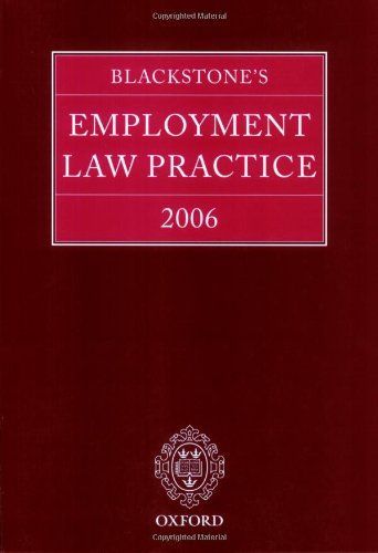 Blackstone's Employment Law Practice 2006