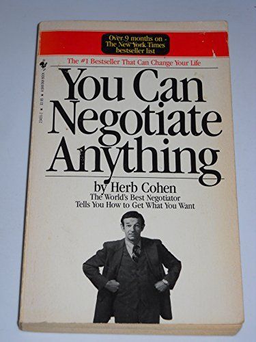 You Can Negotiate Anything