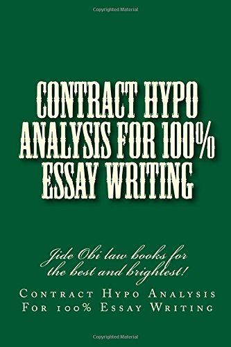 Contract Hypo Analysis for 100% Essay Writing