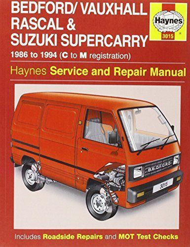 Bedford Rascal/Suzuki Supercarry Service and Repair Manual