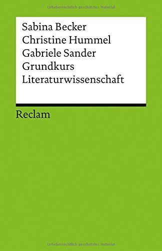 Grundkurs Literaturwissenschaft