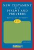 New Testament with Psalms and Proverbs-KJV