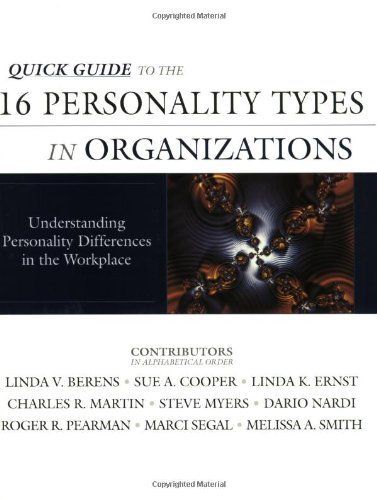 Quick Guide to the 16 Personality Types in Organizations
