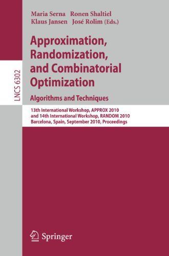 Approximation, Randomization, and Combinatorial Optimization. Algorithms and Techniques