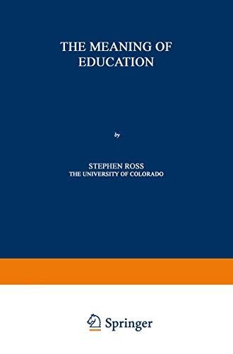 The Meaning of Education