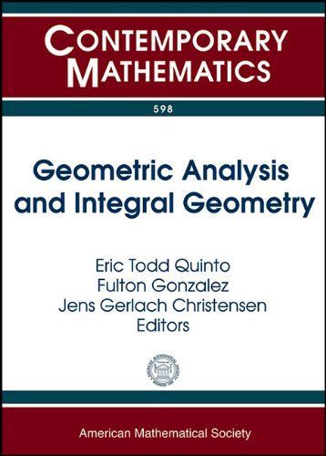 Geometric Analysis and Integral Geometry