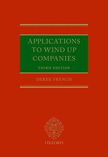 Applications to Wind Up Companies