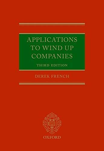 Applications to Wind Up Companies