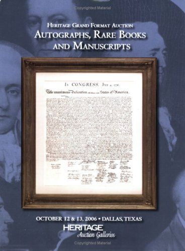 Heritage Americana Grand Format Auction Catalog #629