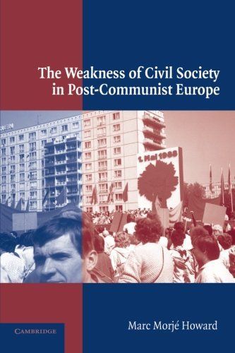 The Weakness of Civil Society in Post-Communist Europe