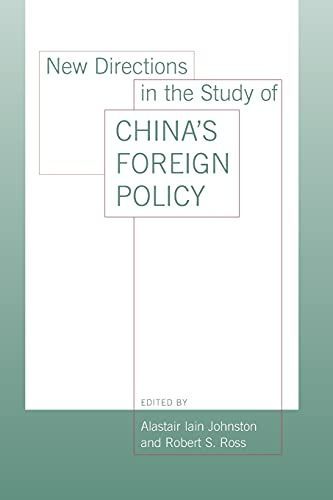 New Directions in the Study of China's Foreign Policy