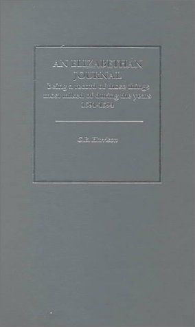 Elizabethan and Jacobean Journals, 1591-1610