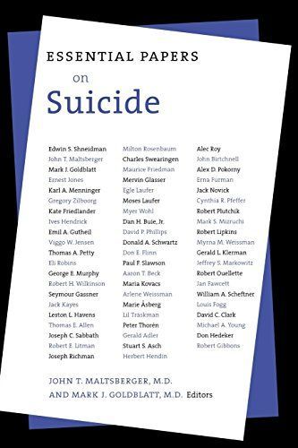 Essential Papers on Suicide