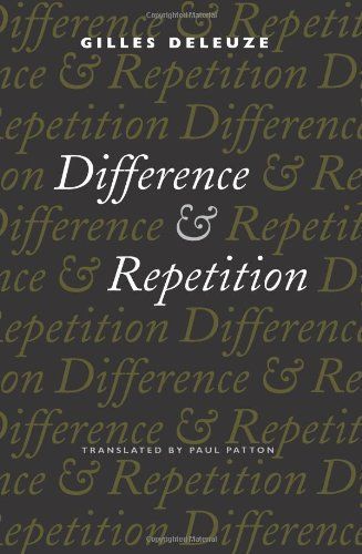 Difference and Repetition