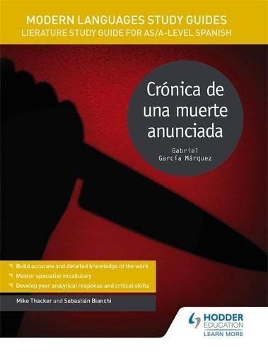 Modern Languages Study Guides: Crónica de Una Muerte Anunciada