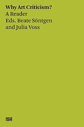 Why Art Criticism? A Reader
