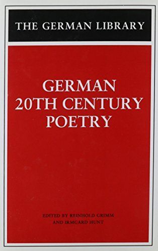 German 20th Century Poetry